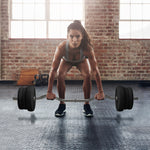 25kg Adjustable Barbell Weights Set | Black