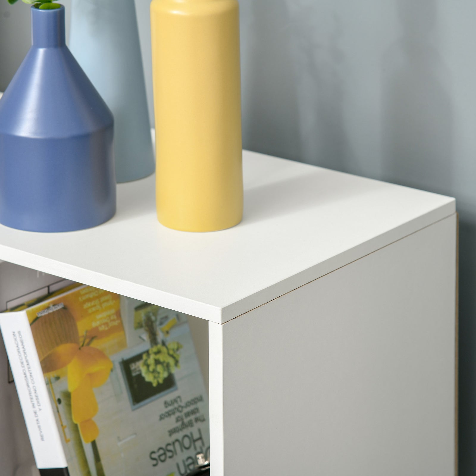 9 Cube Storage Cabinet Bookcase Bookshelf Home Office Shelf | One Size | White