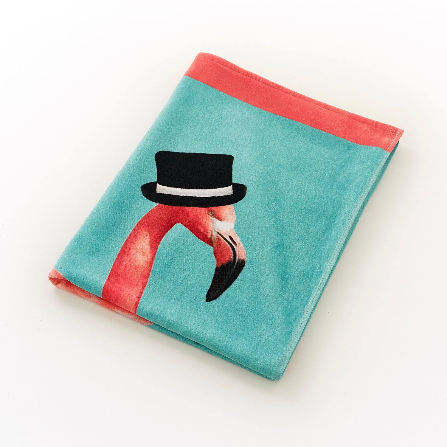 Flamingo Printed Velour 75x150cm Cotton Beach Towels