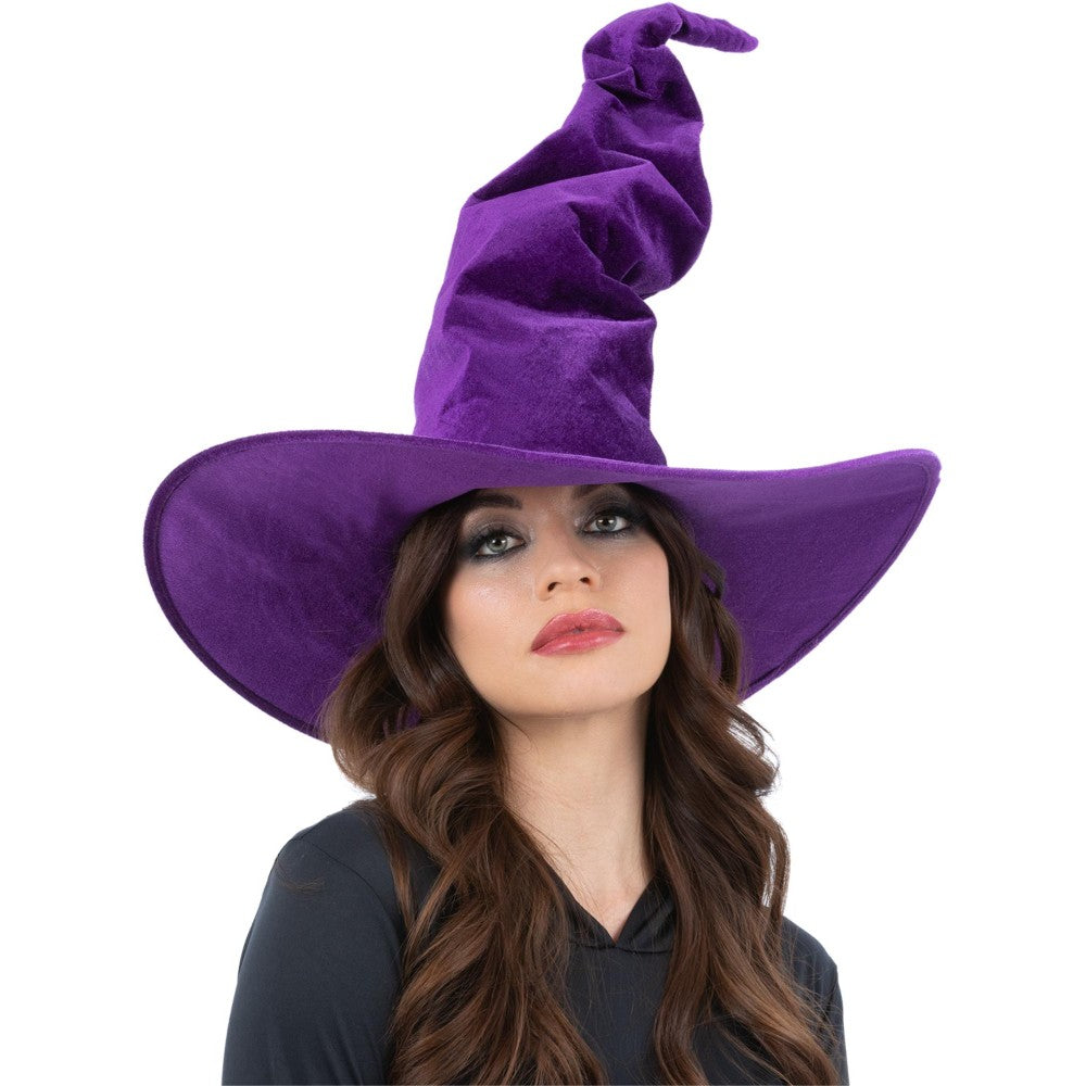 Velour Witch Hat | Purple