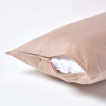 European Size Egyptian Cotton Pillowcase 1000 Tc | 40 x 80cm | Moonlight Beige