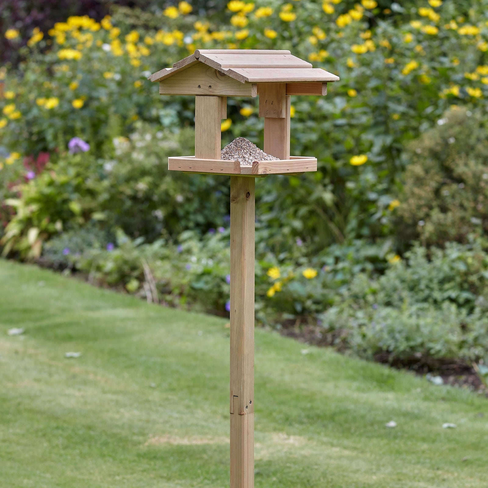 Everyday Garden Bird Table — Fsc-certified Wood, Easy Assembly | Brown