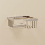 Corner Shower Caddy, 20cm, Chrome, Wall Mounted, Architect Collection