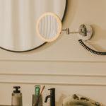 Mirror Wall Mounted, X5, Adjustable Led, Matt Black, Architect Collection