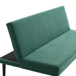 Modern Fabric Sofa Bed With Folding Design – Convertible, Compact & Stylish | Green