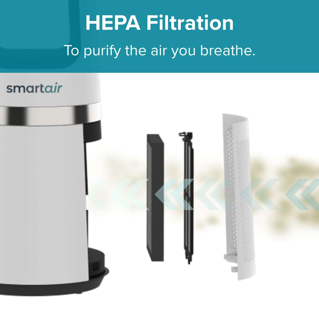 Cool + Purify Bladeless Fan With Free Msmarthome App