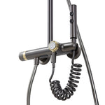 Breeins Wall-mount Bathroom Shower System Set With Bidet