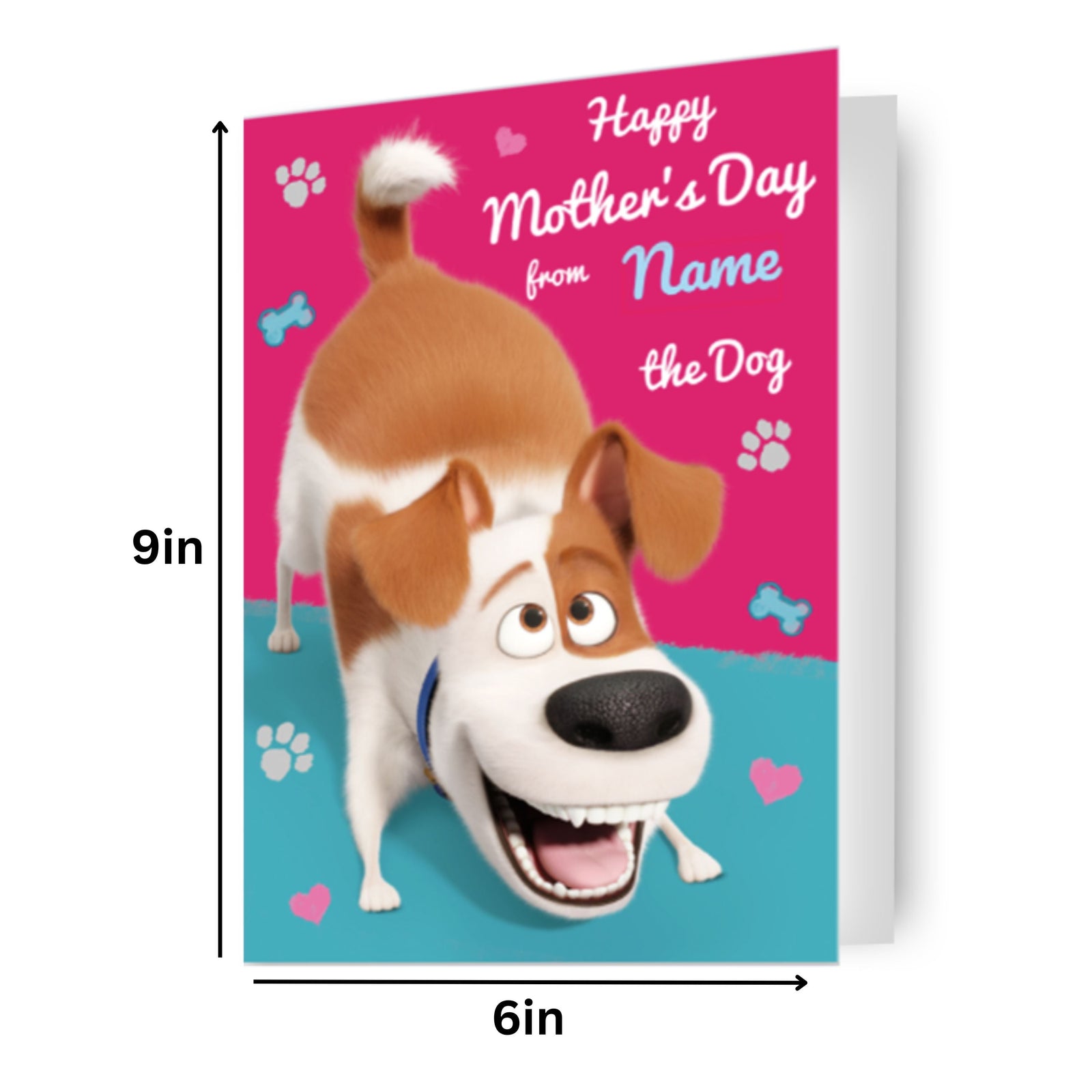 Personalised Mother's Day Card 'from The Dog' Official Product