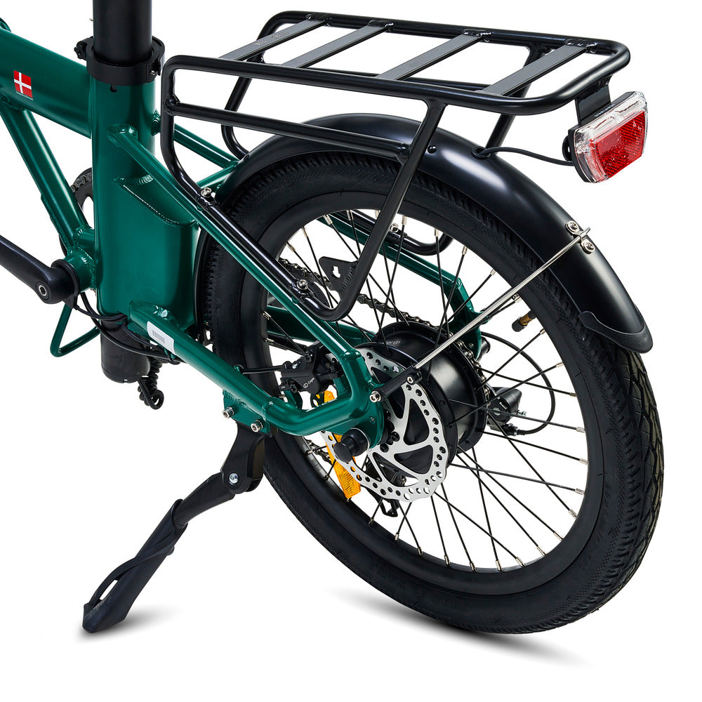 Virum 2024 Electric Folding Bike Lightweight E-bike | British Racing Green | Green