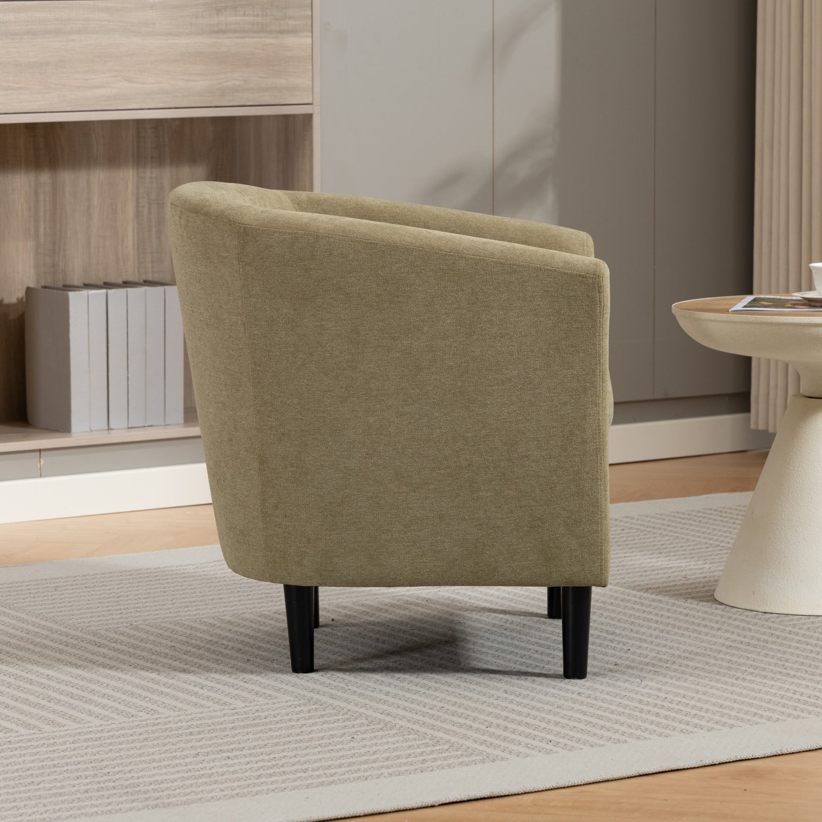 Beulah Fabric Accent Chair | Light Green