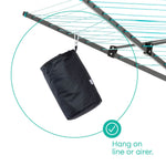 Clothes Peg Bag With Hanging Clip