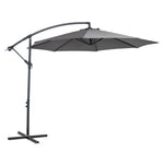 3m Garden Parasol W/ Crank & Base
