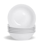 Dinner Set 12 Pc Rim White Porcelain Dinnerware Plates Bowls