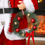 Musical Animated Santa Claus With Music, Dancing, Gift And Wreath