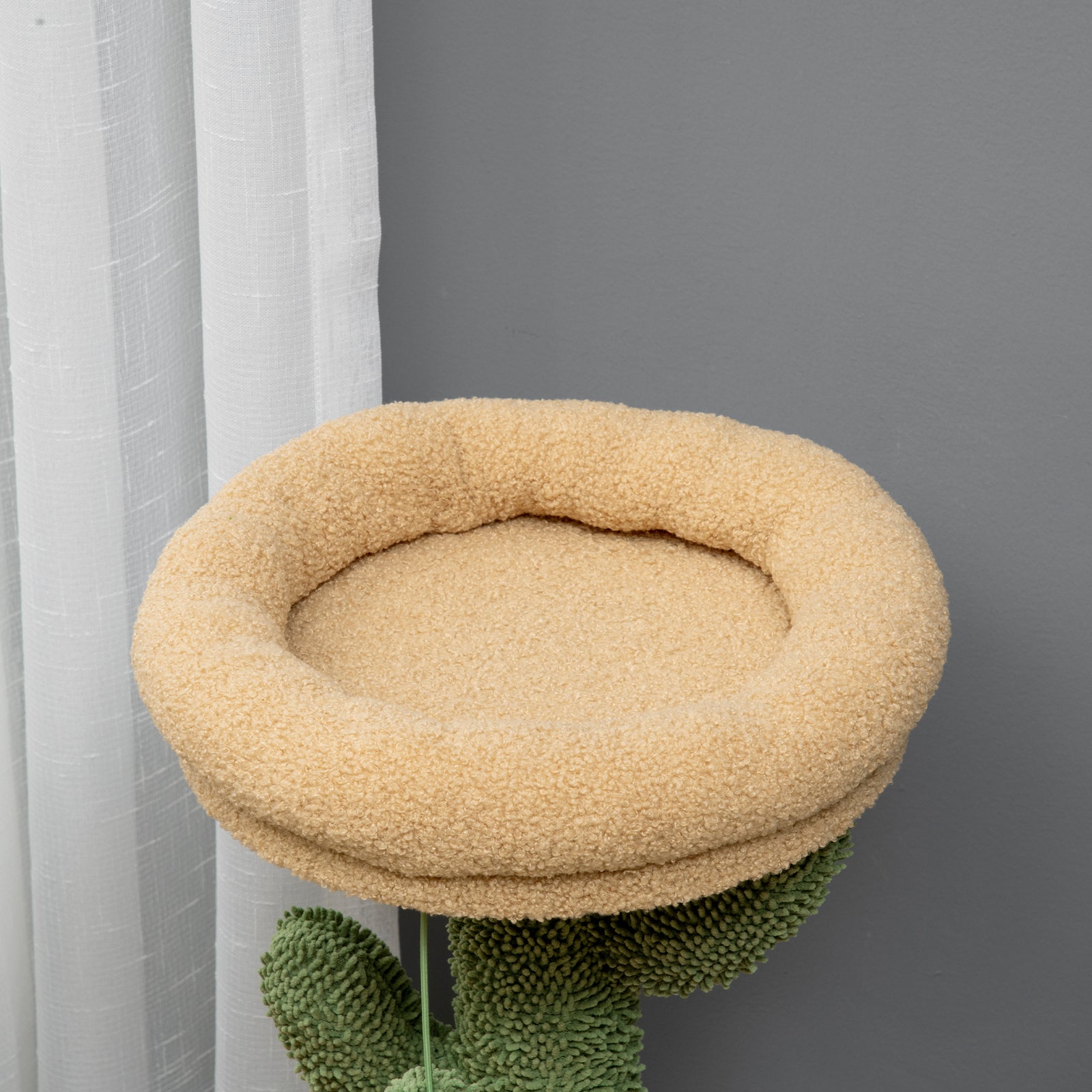 72cm Cat Activity Centre W/ Bed, Toy Ball, Sisal Post, Curved Pad
