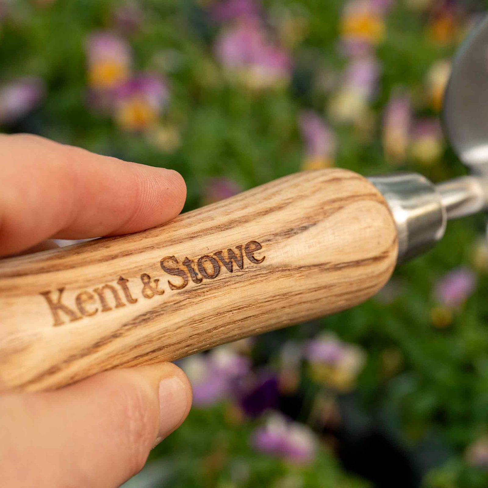 Heart-shaped Stainless Steel Hand Trowel With Fsc Ash Handle | 33cm
