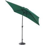 Waterproof Rectangular Parasol For Outdoor With Decorative Base