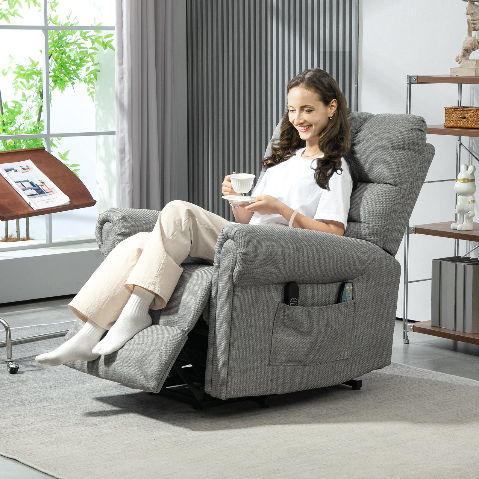 Power Lift Recliner Chair For Elderly, Massage And Heat