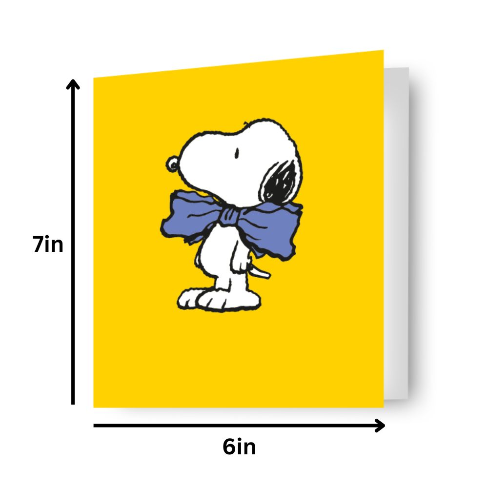 Peanuts Blank Card, Birthday, Valentines, Mother's Or Fathers Day Official Product