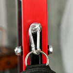 Pull Up Bar Stand Power Cage With Adjustable Seat | Red