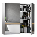 Bathroom Cabinet Double Door Wall Mounted Mirror
