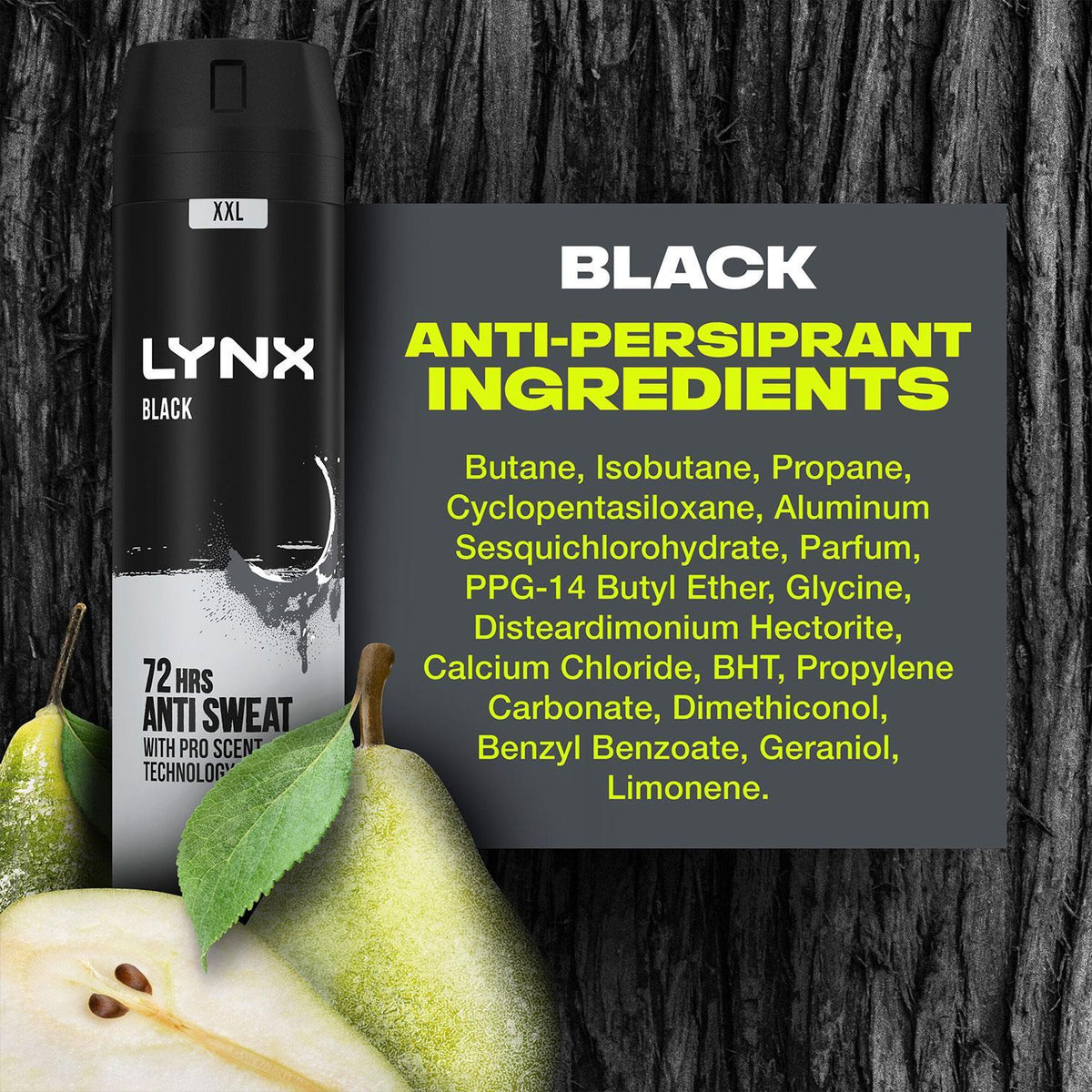 12h Refreshing Black Shower Gel 500 With 72h Fresh Antiperspirant 250ml