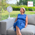 Foldaway Fan, Rechargeable, 12h Run, Extend To 90cm