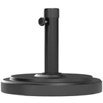 Outsunny 22kg Garden Parasol Base, Round Hdpe Sun Umbrella Base