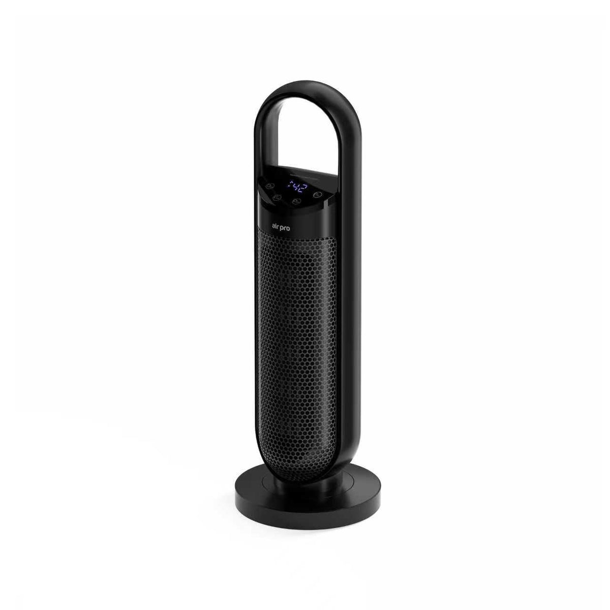 Smartvoice™ 25" Tower Fan Heater - Hands-free Voice Control | Black