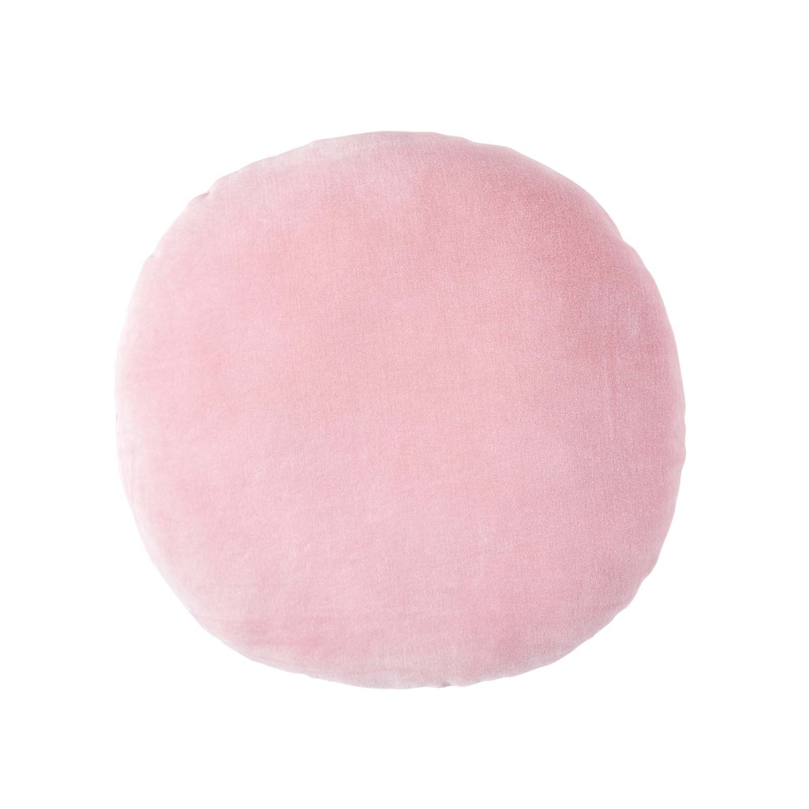 Luxury Velvet Round Cushion | 40cm x 40cm | Pink