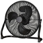 20" 100w Desk Fan Home Office Moving Oscillation With 3-speed Wind