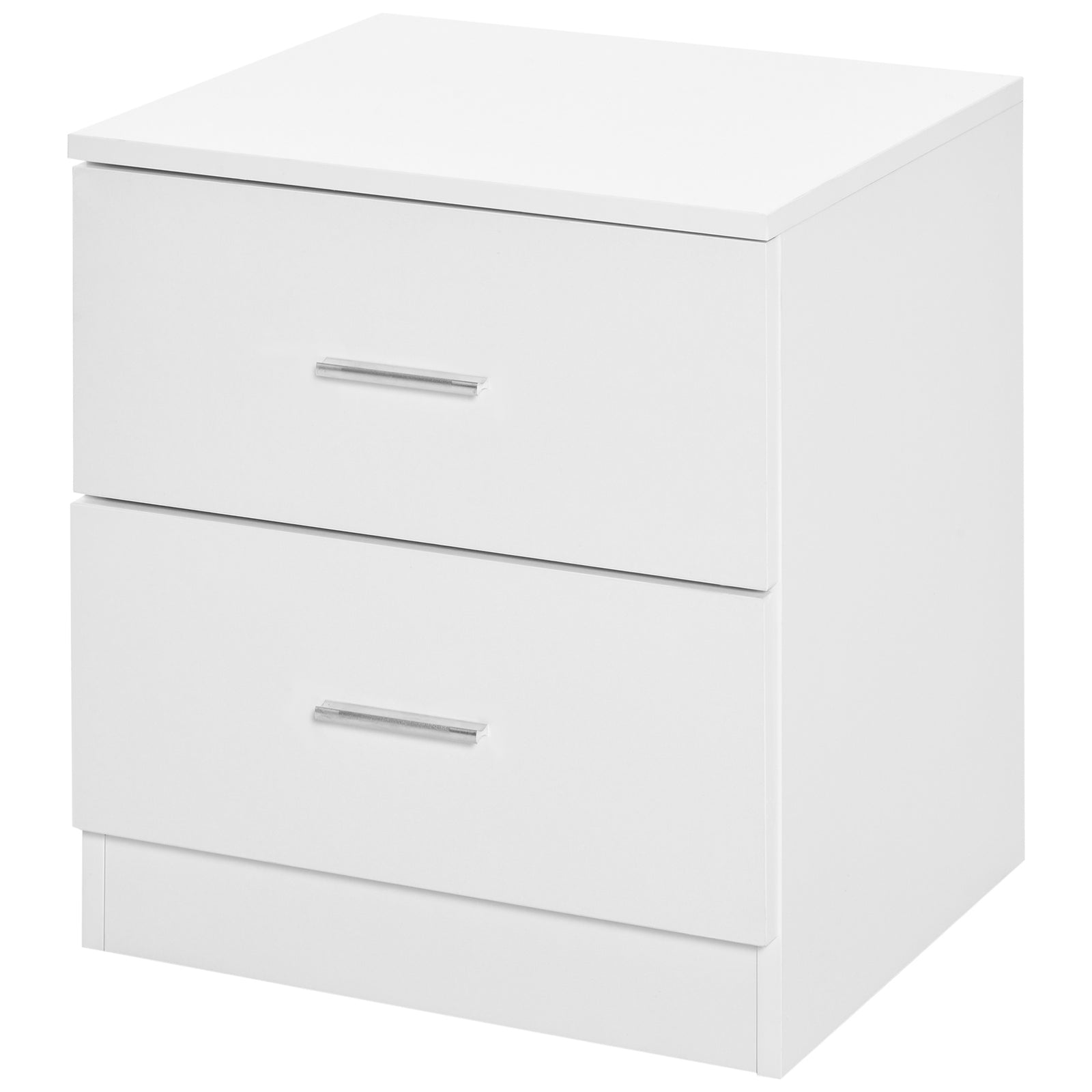 Bedside Table W/ 2 Drawers, Nightstand, Side Storage Cabinet