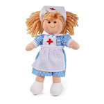 Nurse Nancy - Small Soft Plush Ragdoll, 28cm Tall
