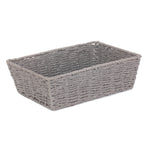 Grey Paper Rope Tray | Small | Gray