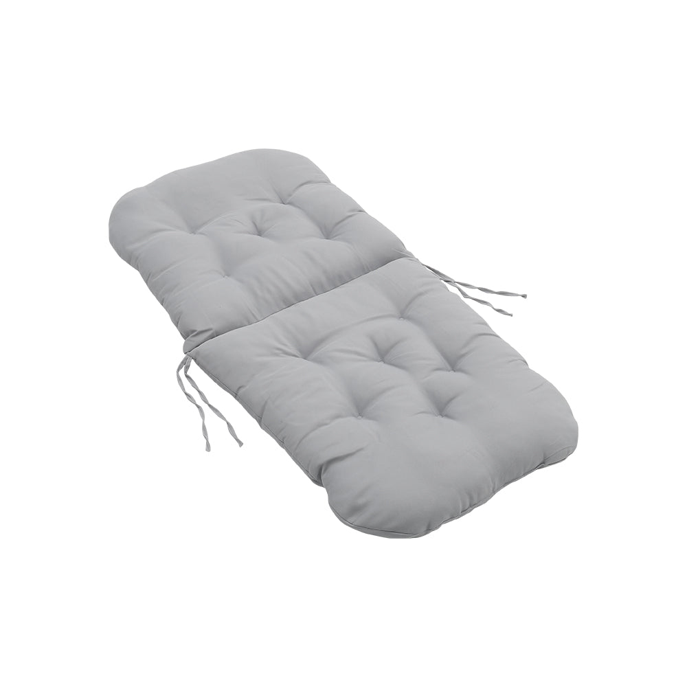 Rocking Chair Tufted Seat Pad Non-slip Seat Cushion | Light Grey