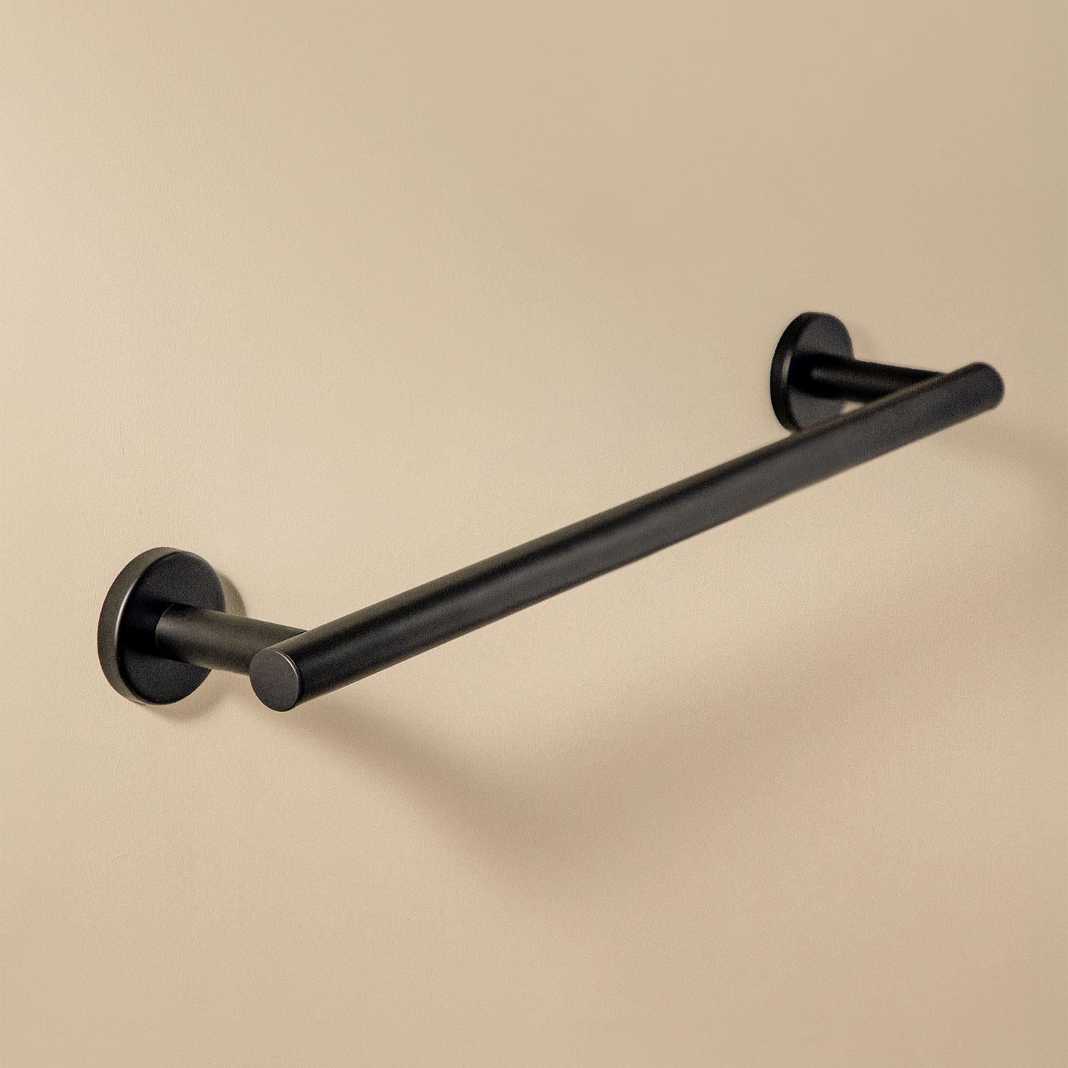 Towel Rail Matt Black Architect Sp (46cm)