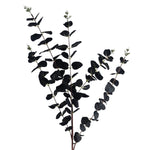 80cm Artificial Orange Chrysanthemum Foliage And Glass Vase