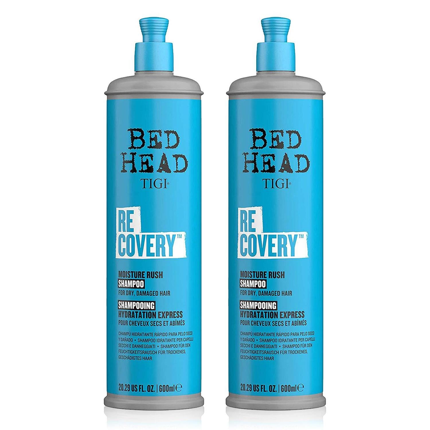 Recovery Moisturising Shampoo For Dry Hair, 600ml, 2pk