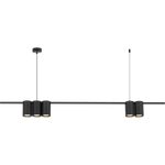 Pendant Light (strip) Genesis 5xgu10 | Black