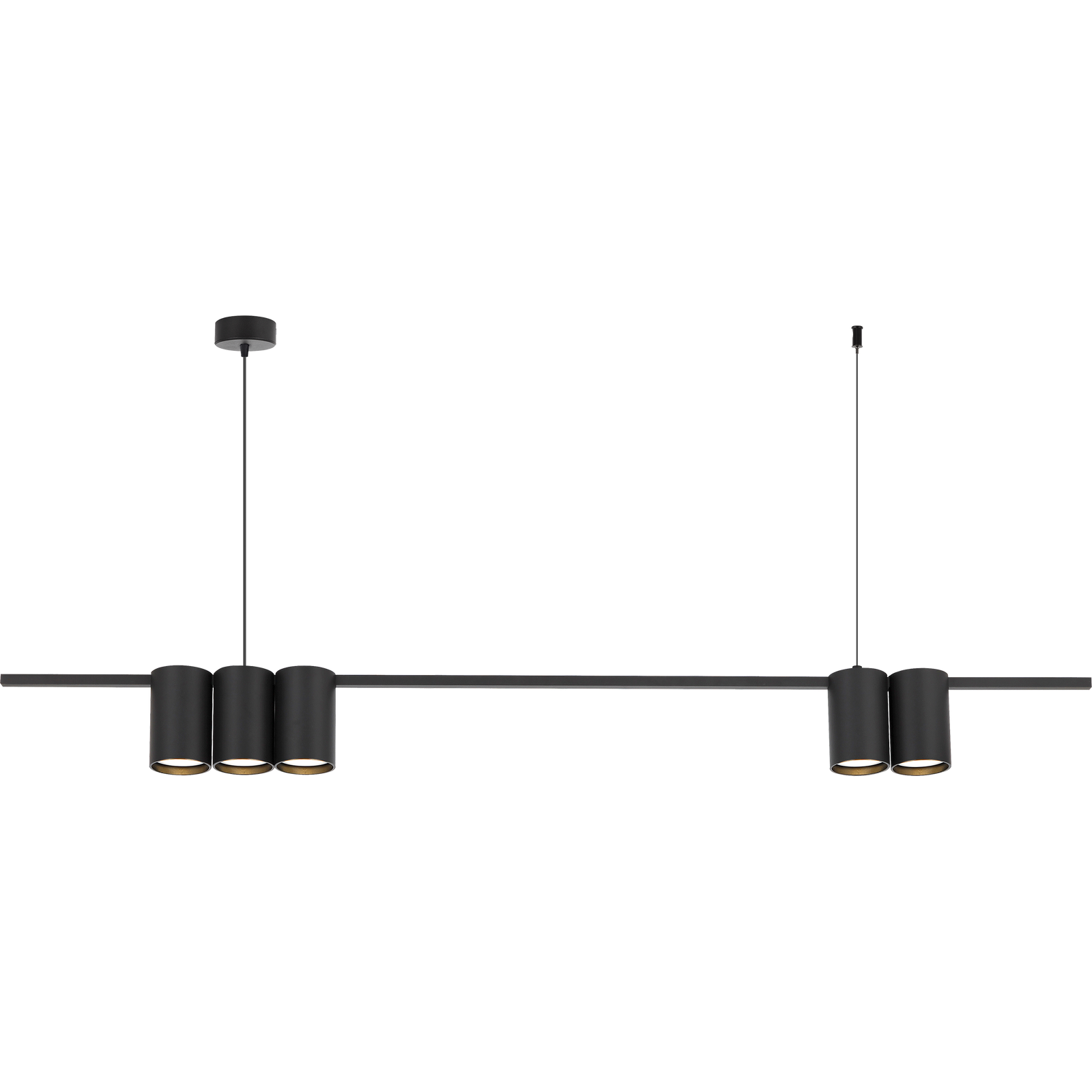 Pendant Light (strip) Genesis 5xgu10 | Black