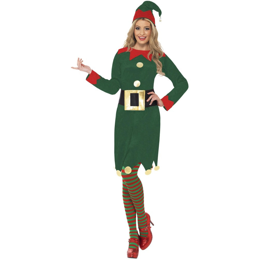 Elf Costume, With Dress & Belt | Large