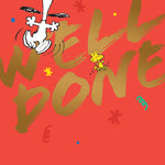 Peanuts Snoopy Well Done Card Official Product
