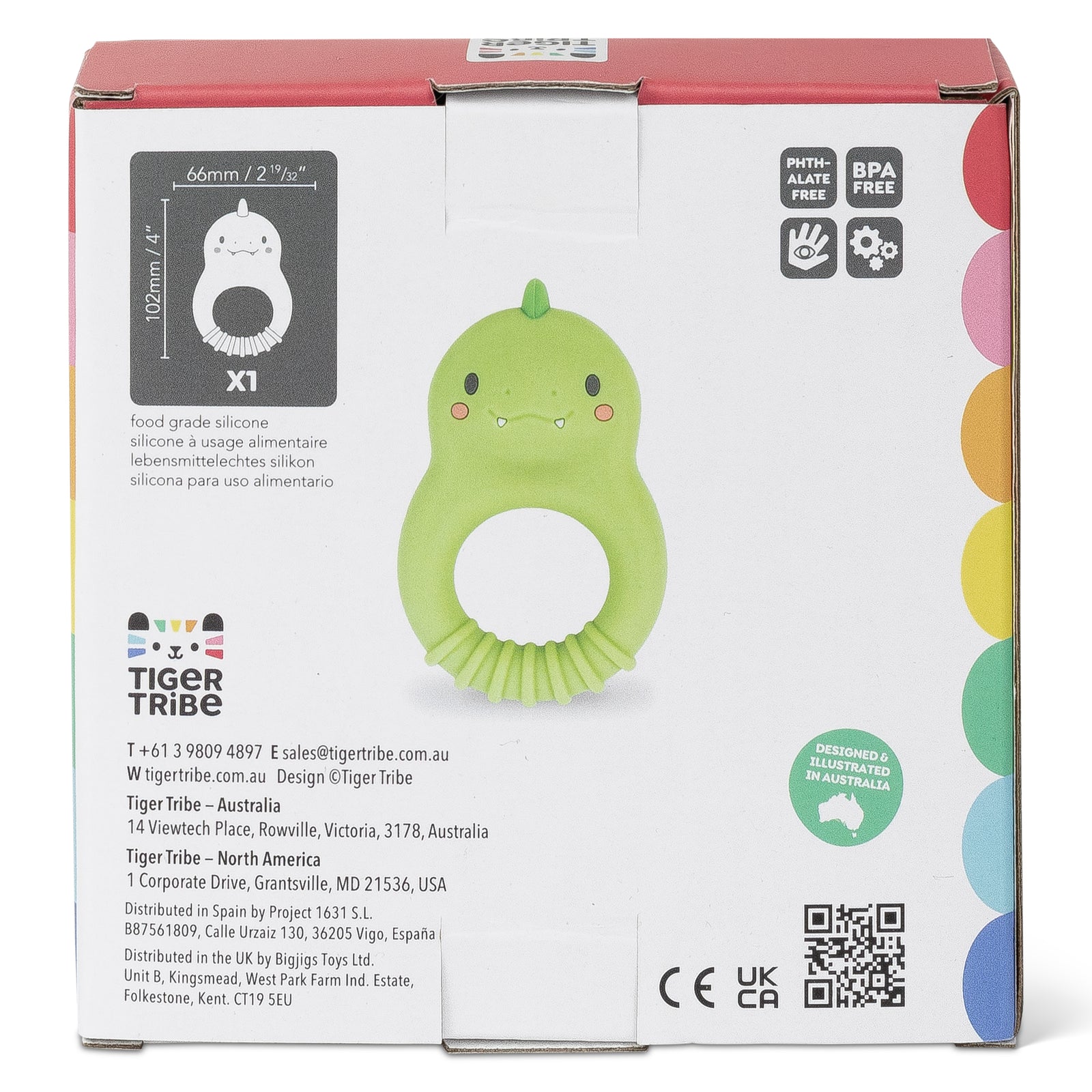 Silicone Dinosaur Teether For Babies