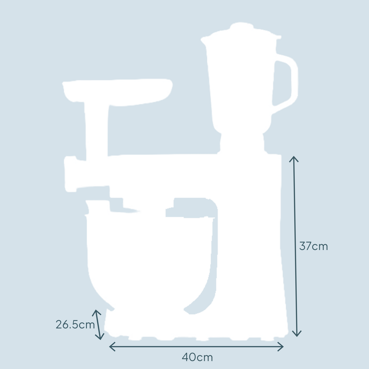 Cooks Professional Multifunction 8l Digital Stand Mixer