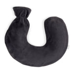 Livivo 1l Hot Water Bottle With Soft Removable Fleece Cover U Shaped Design