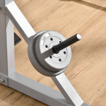 Adjustable Barbell Squat Racks For Bench Press | Silver