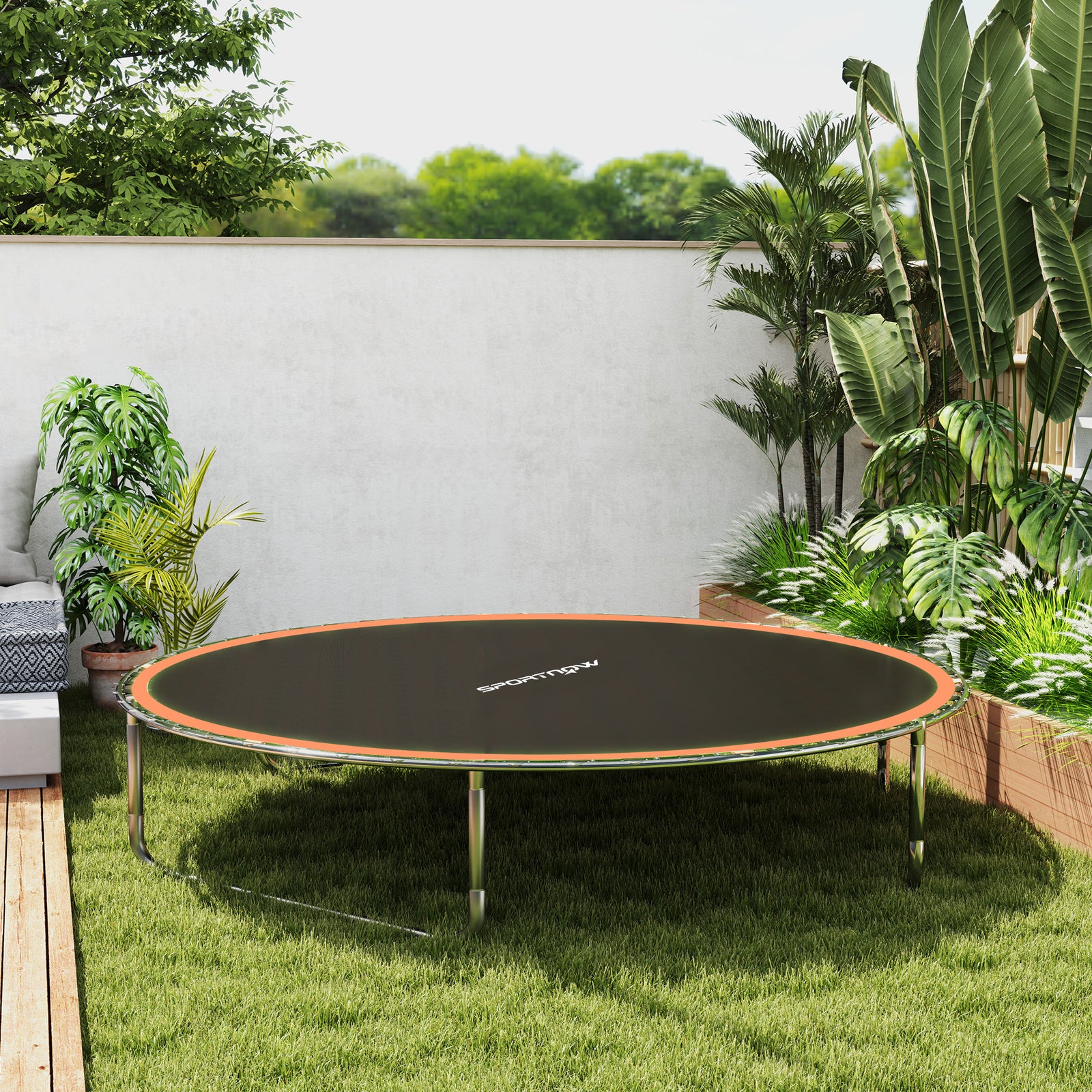Trampoline Replacement Mat With Eight Rows Of Stitching | Orange