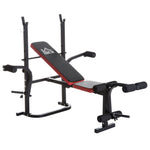 HOMCOM Adjustable Weight Bench W/ Leg Developer, Strength Training
