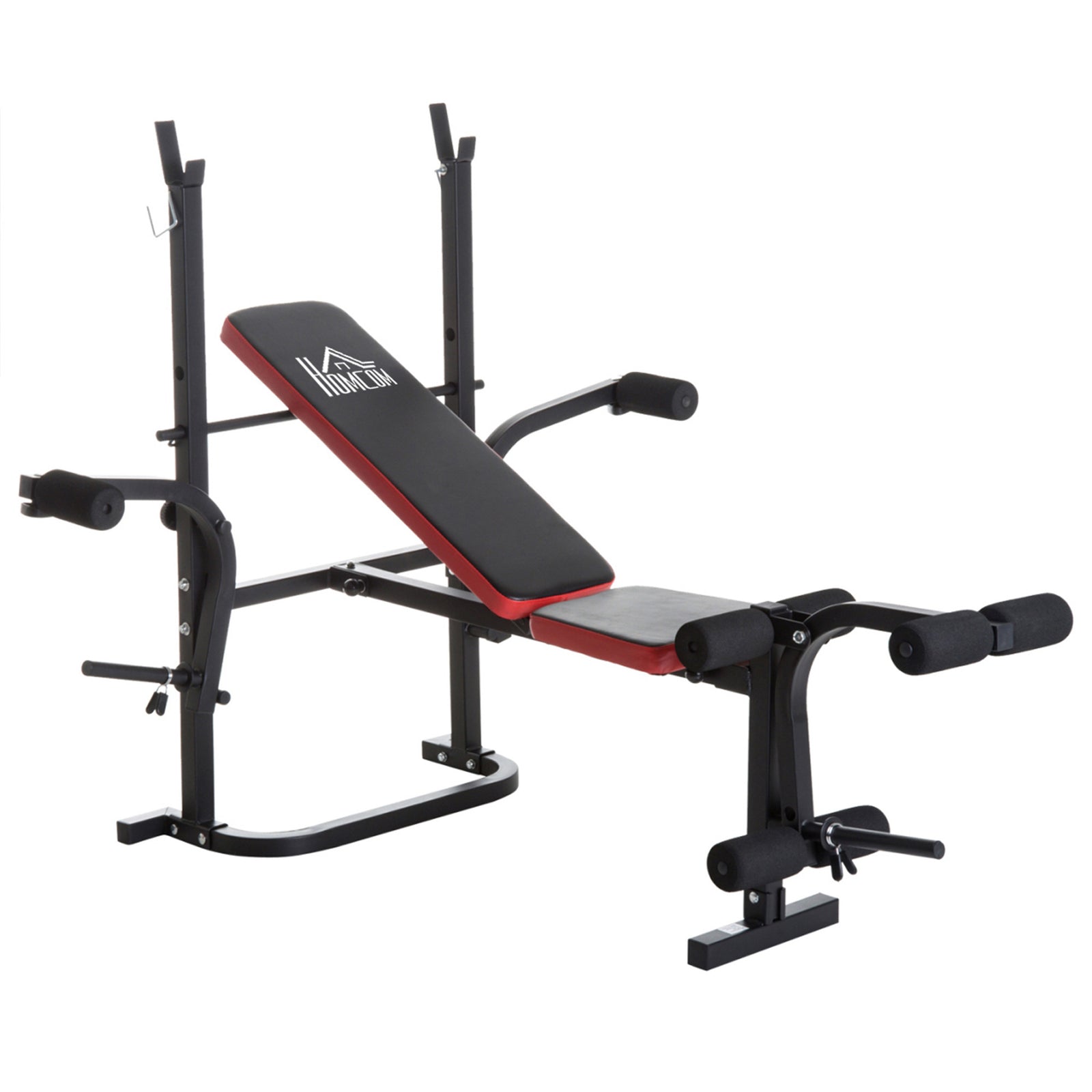 HOMCOM Adjustable Weight Bench W/ Leg Developer, Strength Training