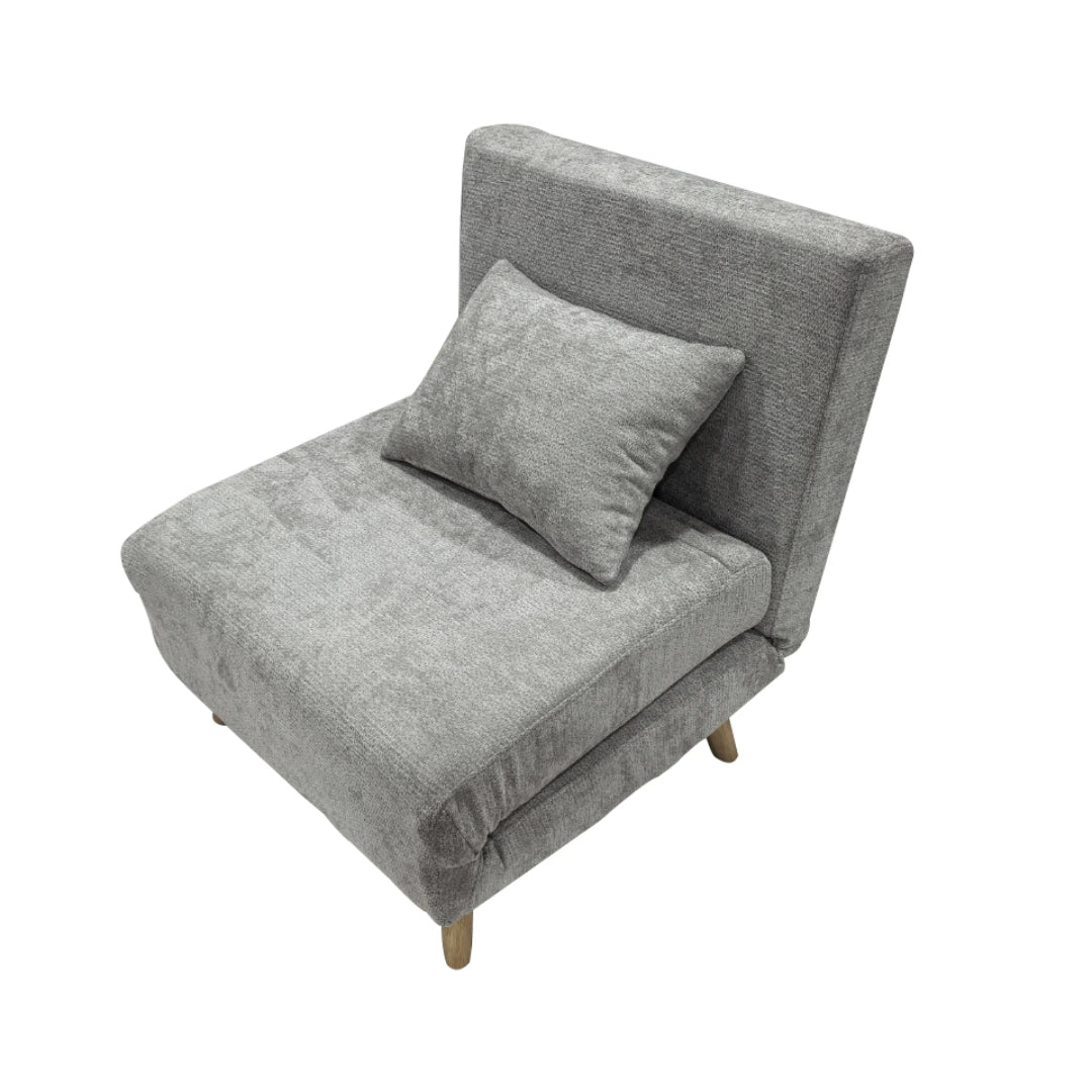 Joel Uno Single Chair Sofa Bed | One Size | Grey